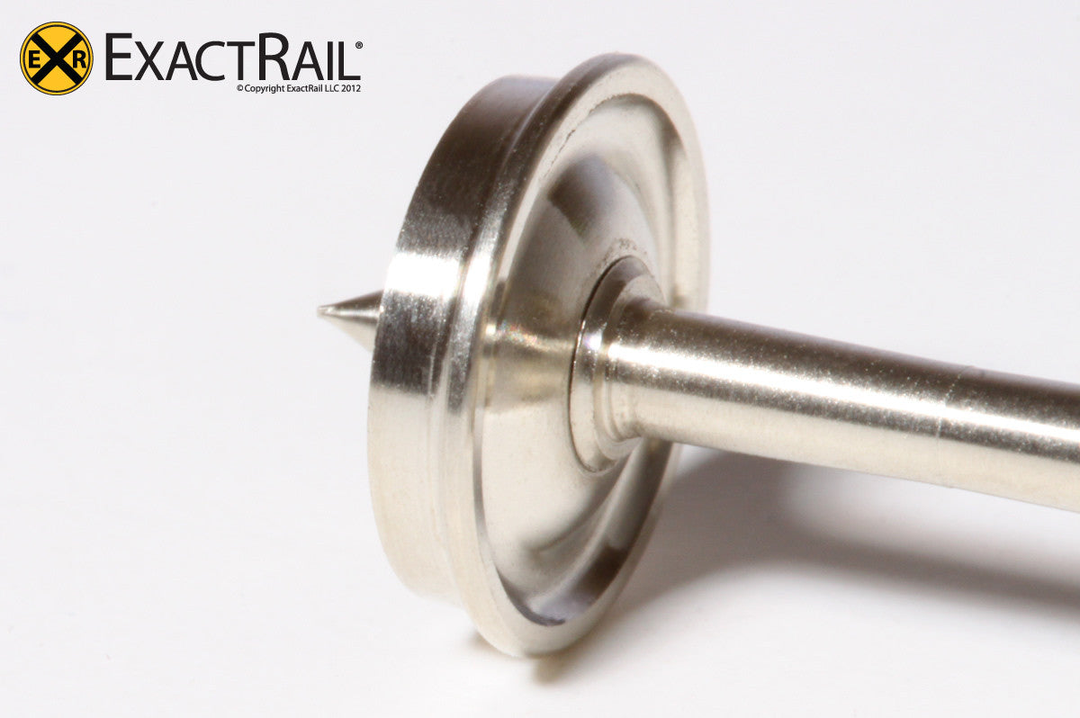World's Finest Wheel Sets - Qty 12 - 36" Nickel Silver - .088 - ExactRail Model Trains - 1