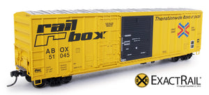 New! 4 Paint schemes with new road numbers of the FMC 5277 “Combo Door” Boxcar