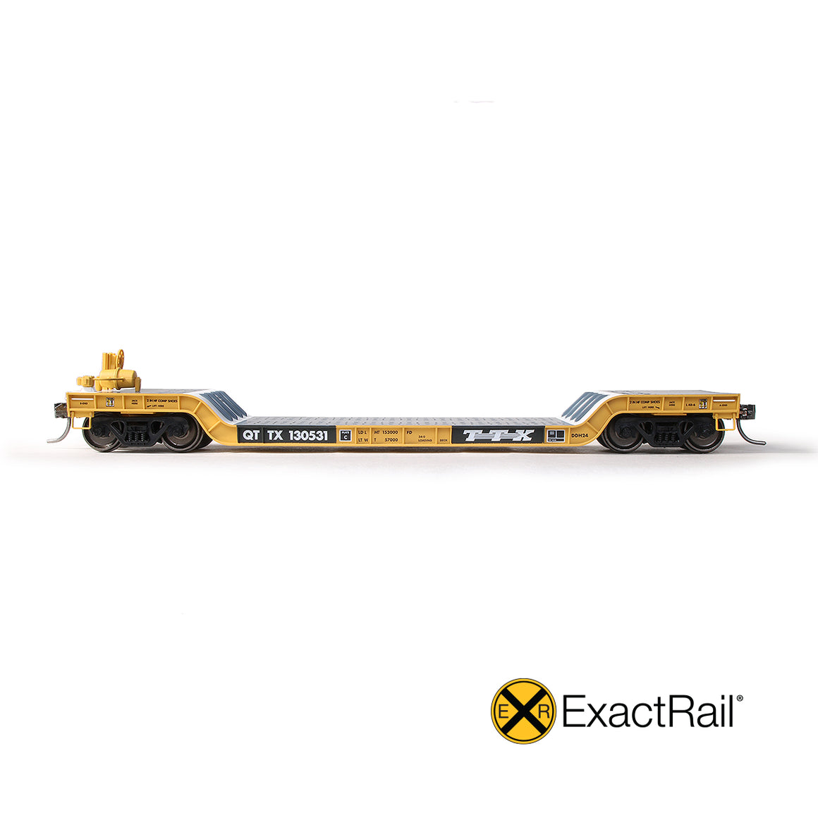 HO Scale: Depressed Center Flat Car