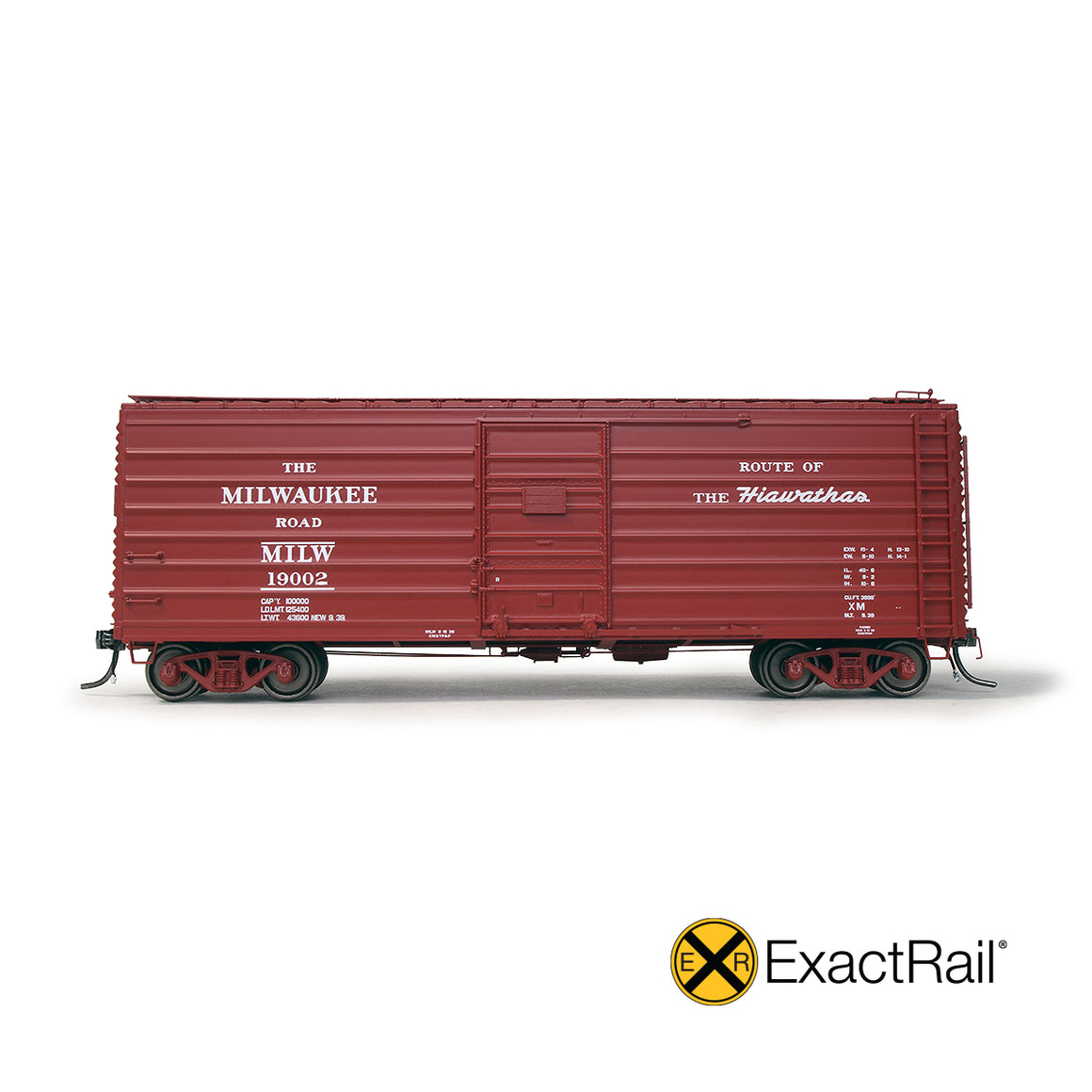 HO Scale: Milwaukee Road 3898 Ribside Boxcar