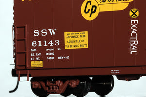 HO Scale: PC&F 6033 Boxcar : SSW - ExactRail Model Trains - 4