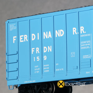 HO Scale: Evans 5277 Boxcar - Ferdinand Railroad