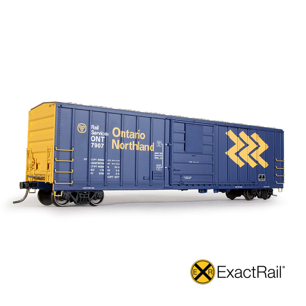 HO Scale: Evans 5277 Boxcar - Ontario Northland - ExactRail Model Trains