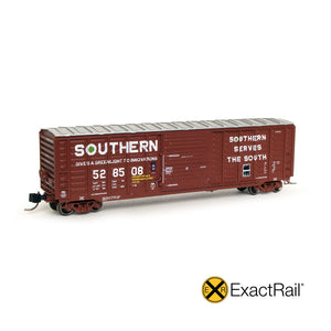 N Scale: P-S 5277 Waffle Boxcar - Southern C of GA 1976 As-Delivered