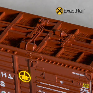 N Scale: P-S 5277 Waffle Boxcar - Southern 1977 As-Delivered