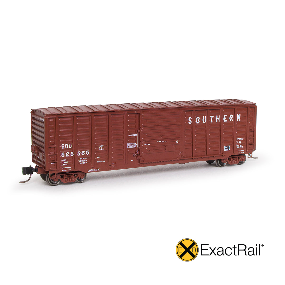 N Scale: P-S 5277 Waffle Boxcar - Southern 1986 Claytor