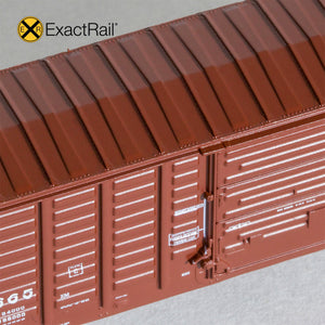 N Scale: P-S 5277 Waffle Boxcar - Southern 1986 Claytor Repaint
