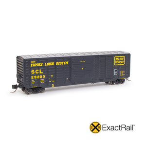 N Scale: P-S 5277 Waffle Boxcar - Family Lines System SCL 1980 As-Delivered