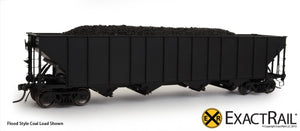 Bethlehem 3483 Hopper : CSX : 3 Panel Ex-D&RGW Post SP Repaint - ExactRail Model Trains - 5