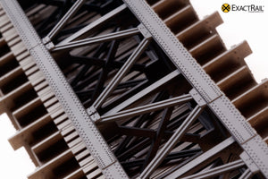 72' Deck Plate Girder Bridge: Wood Handrails : MILW - ExactRail Model Trains - 3