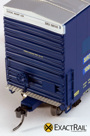 X - PC&F 6033 cu. ft. Hy-Cube Box Car : SIRX - ExactRail Model Trains - 5