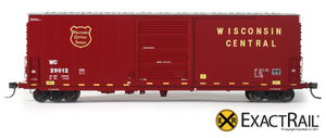 X - PC&F 6033 cu. ft. Hy-Cube Box Car : WC - ExactRail Model Trains - 2