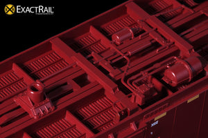 X - PC&F 6033 cu. ft. Hy-Cube Box Car : WC - ExactRail Model Trains - 4