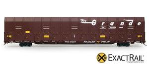 Vert-A-Pac Autorack : DRGW - ExactRail Model Trains - 2