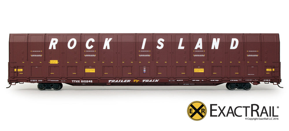 HO Scale Model Vert-A-Pac Autorack | RI | ExactRail - ExactRail Model ...
