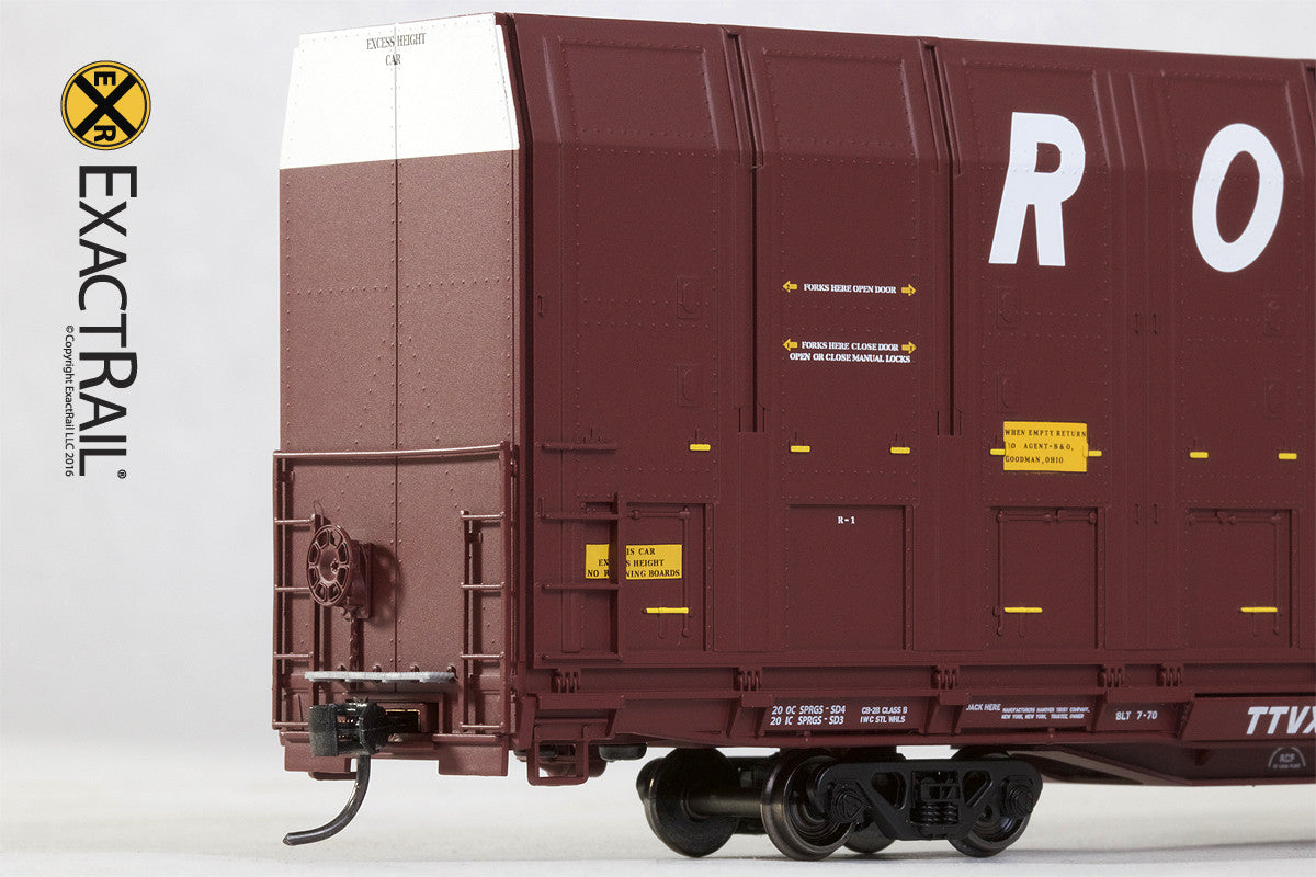 HO Scale Model Vert-A-Pac Autorack | RI | ExactRail - ExactRail Model ...