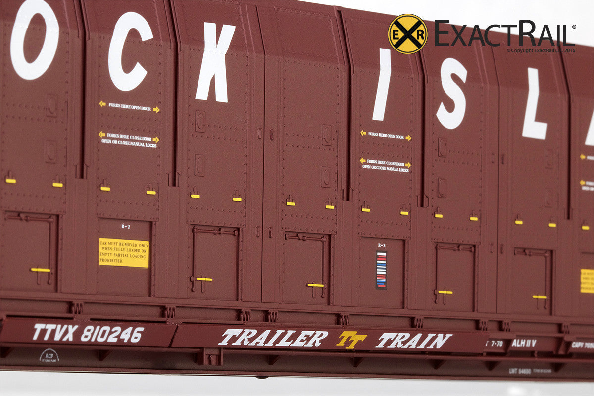 HO Scale Model Vert-A-Pac Autorack | RI | ExactRail - ExactRail Model ...