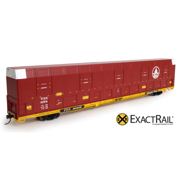 HO Scale Model Vert-A-Pac Autorack | B&O | ExactRail - ExactRail Model ...