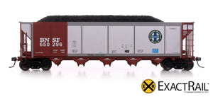 Johnstown America AutoFlood II Coal Hopper : BNSF - Brown - ExactRail Model Trains - 2