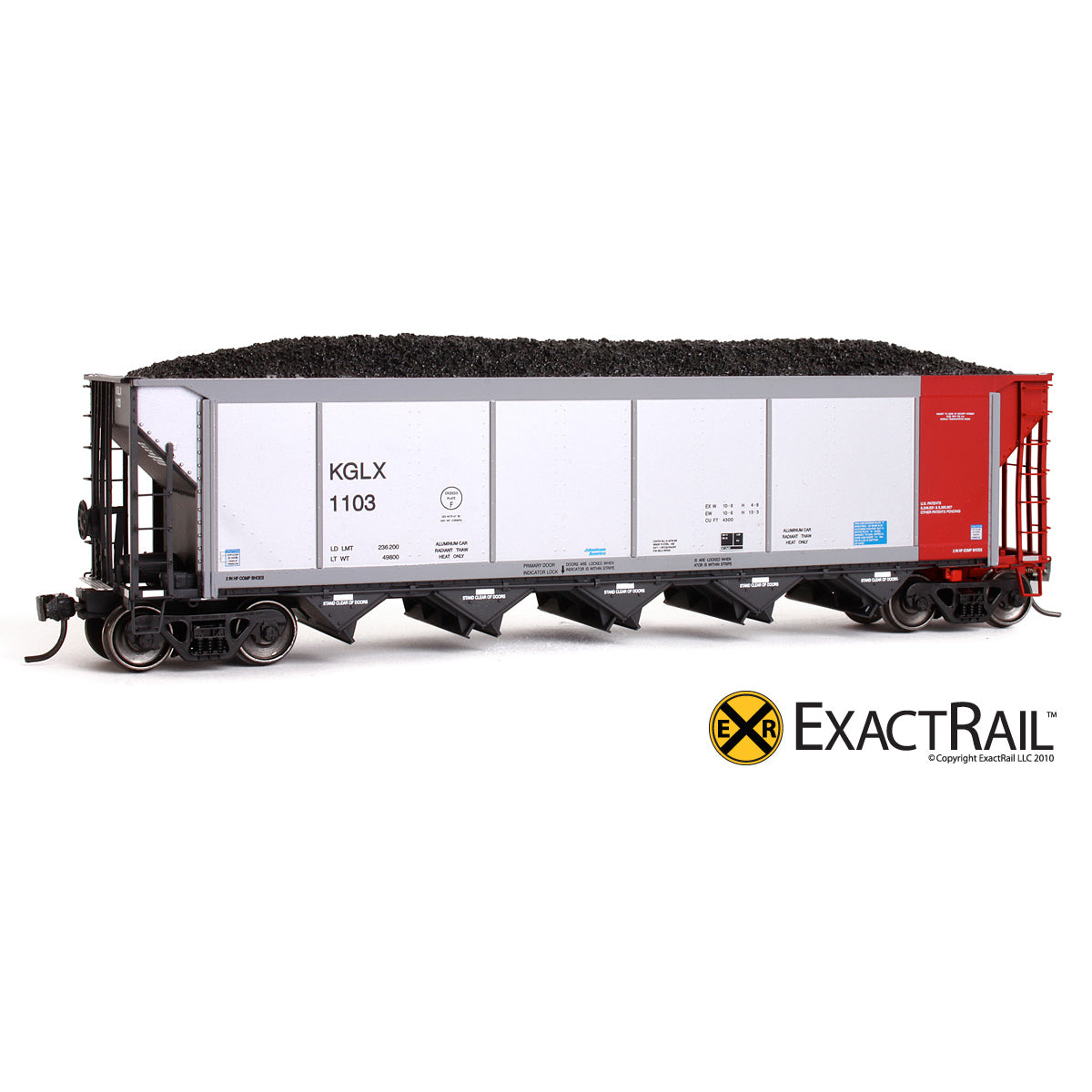 HO Scale: Johnstown America AutoFlood ll Hopper - KGLX