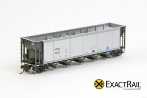 X - Johnstown America AutoFlood II Coal Hopper : MRDX (4-pack) - ExactRail Model Trains - 2