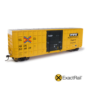 HO Scale: Trinity 6275 Boxcar - TTX/FBOX 2004 As-Delivered