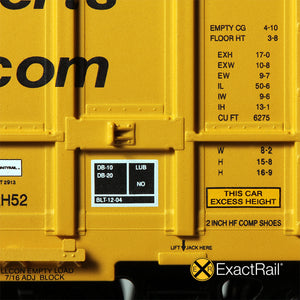 HO Scale: Trinity 6275 Plug Door Boxcar - 2004 'As Delivered' - FBOX