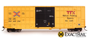 Trinity 6275 Plug Door Boxcar - FBOX #504634 'Forward Thinking' Repaint - ExactRail Model Trains - 2