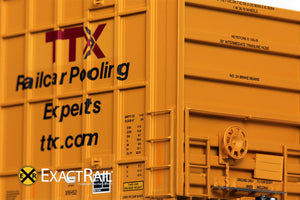 Trinity 6275 Plug Door Boxcar - FBOX #504634 'Forward Thinking' Repaint - ExactRail Model Trains - 3