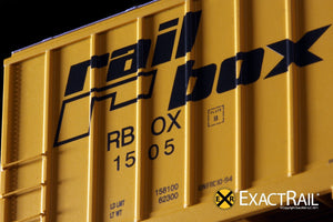 X - Evans-USRE 5277 Box Car (Early) : RBOX - ExactRail Model Trains - 3