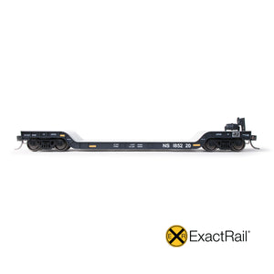 HO Scale: Depressed Center Flat Car - Norfolk Southern '2007 Repaint'