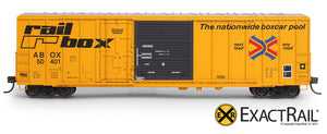 X - FMC 5277 Combo Door Box Car : ABOX - ExactRail Model Trains - 5