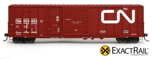 X - FMC 5277 Combo Door Box Car : CN - ExactRail Model Trains - 5