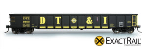 X - Thrall 2244 15-Panel Gondola - Heavy Top Chord : DT&I - ExactRail Model Trains - 5