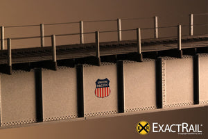 72' Deck Plate Girder Bridge, Cable Handrails : UP - ExactRail Model Trains - 4