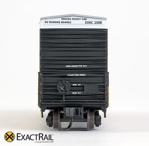 N - PC&F 6033 cu. ft. Hy-Cube Box Car : EXRC - ExactRail Model Trains - 6
