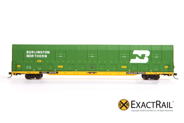 N Scale: Vert-A-Pac Autorack - BN - ExactRail Model Trains