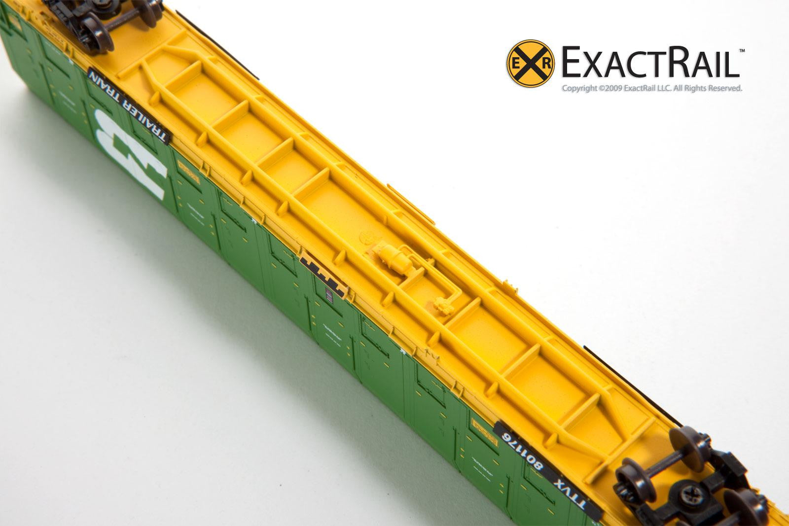 N Scale: Vert-A-Pac Autorack - BN - ExactRail Model Trains