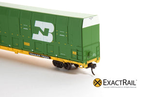 X - N - Vert-A-Pac Autorack : BN - ExactRail Model Trains - 3