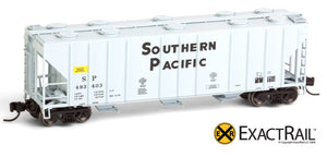 X - N - PS-2CD 4000 Covered Hopper : SP - ExactRail Model Trains - 2