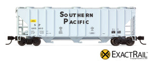 X - N - PS-2CD 4000 Covered Hopper : SP - ExactRail Model Trains - 5