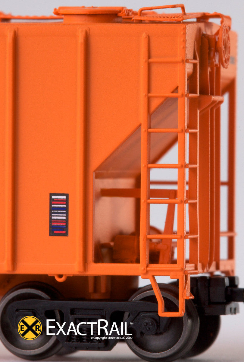 ExactRail N Scale : PS-2CD 4000 Covered Hopper : Wabash