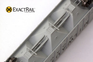 X - N - PS-2CD 4000 Covered Hopper : MILW - ExactRail Model Trains - 3