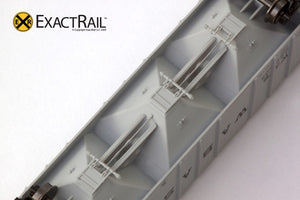 N - PS-2CD 4000 Covered Hopper : Wabash - ExactRail Model Trains - 7
