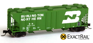 X - N - PS-2CD 4000 Covered Hopper : BN - ExactRail Model Trains - 7