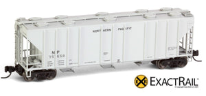 X - N - PS-2CD 4000 Covered Hopper : NP - ExactRail Model Trains - 6