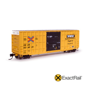 N Scale: Trinity 6275 Boxcar - TTX/FBOX 2004 As-Delivered