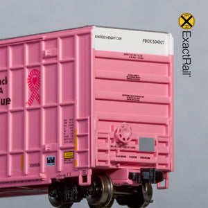 N Scale: Trinity 6275 Boxcar - TTX/FBOX On Track for the Cure