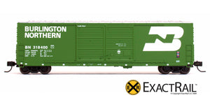 X - N - Gunderson 5200 Box Car : BN - ExactRail Model Trains - 5