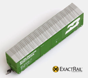 X - N - Gunderson 5200 Box Car : BN - ExactRail Model Trains - 6
